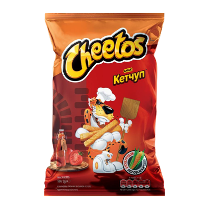 Кукурузные Палочки Cheetos со Вкусом Кетчупа 90g - Retromagaz