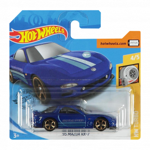 Машинка Базова Hot Wheels '95 Mazda RX-7 Turbo 1:64 GHF76 Dark Blue - Retromagaz