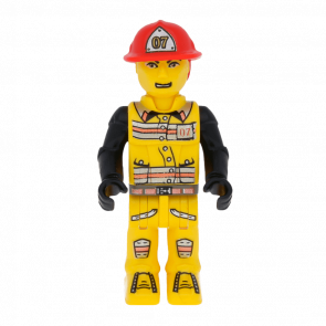 Фігурка Lego 4 Juniors Fireman in Hat #07 Інше js007 Б/У