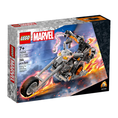 Конструктор Lego Призрачный Гонщик: Робот и Мотоцикл Marvel 76245 Новый - Retromagaz