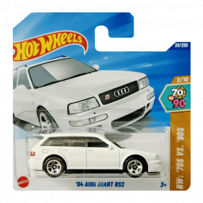 Машинка Базовая Hot Wheels '94 Audi Avant RS2 '70s vs. '90s 1:64 HYX60 White - Retromagaz