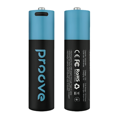 Акумулятор Proove AA Compact Energy USB Type-C 2шт 2400 mAh - Retromagaz