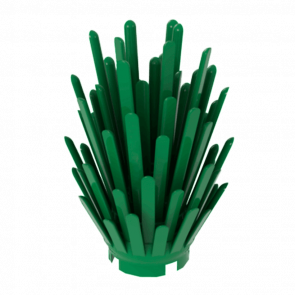 Растение Lego Трава Prickly Bush 2 x 2 x 4 6064 52208 606428 6269009 Green Б/У - Retromagaz