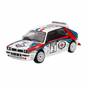 Машинка Premium MINI GT Lancia Delta HF Integrale Evoluzione 1:64 White - Retromagaz