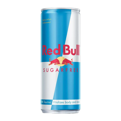 Напиток Энергетический Red Bull Sugar Free 250ml - Retromagaz