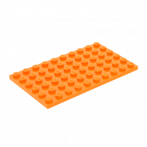 Пластина Lego Звичайна 6 x 10 3033 4505159 6034497 Orange 4шт Б/У - Retromagaz