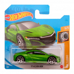 Машинка Базова Hot Wheels '17 Acura NSX Turbo 1:64 GTC58 Green - Retromagaz