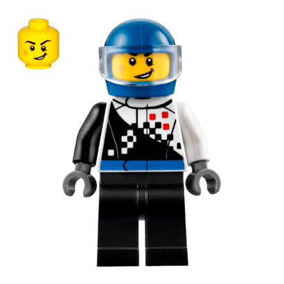 Фигурка Lego Race Buggy Driver City cty0712 Б/У - Retromagaz