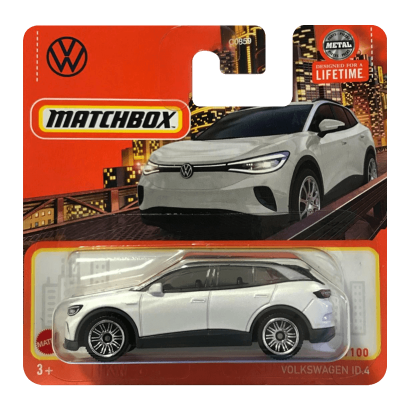 Машинка Большой Город Matchbox Volkswagen ID.4 Highway 1:64 HVL51/HVN79 White - Retromagaz