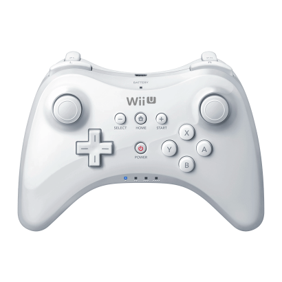 Геймпад Бездротовий Nintendo Wii U WUP-005 Pro Controller White Б/У - Retromagaz