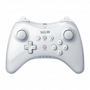 Геймпад Бездротовий Nintendo Wii U WUP-005 Pro Controller White Б/У