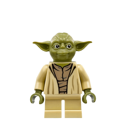 Фігурка Lego Джедай Yoda Olive Green Star Wars sw0707 1 Б/У - Retromagaz