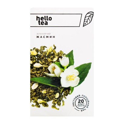 Чай Пакетированный Зеленый Hello Tea Жасмин 40g - Retromagaz