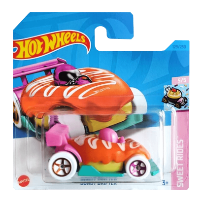 Машинка Базовая Hot Wheels Donut Drifter Treasure Hunts Swert Riders 1:64 HKK97 Orange - Retromagaz