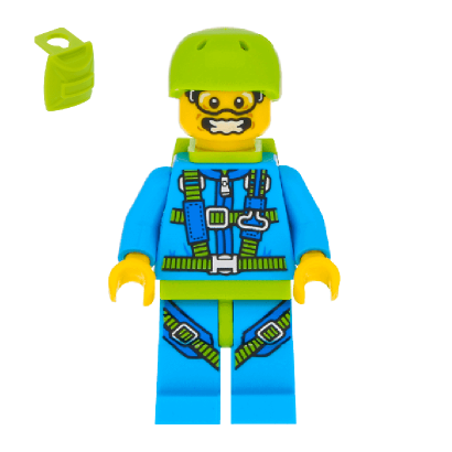 Фігурка Lego Series 10 Skydiver Collectible Minifigures col150 Б/У - Retromagaz