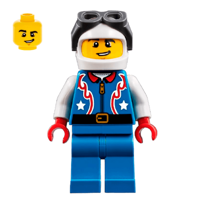 Фигурка Lego People 973pb3177 Daredevil Pilot City twn306 Б/У - Retromagaz