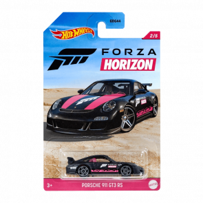 Тематична Машинка Hot Wheels Porsche 911 GT3 RS Forza Horizon 1:64 GRP34 Black - Retromagaz