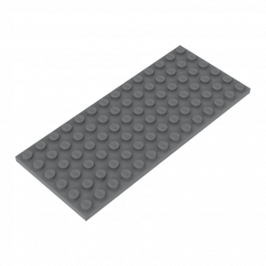 Пластина Lego Обычная 6 x 14 3456 345602 4239371 4293831 Light Bluish Grey 2шт Б/У