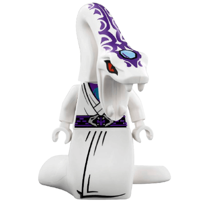 Фігурка Lego Serpentine Pythor Chumsworth White Ninjago njo220 Б/У - Retromagaz