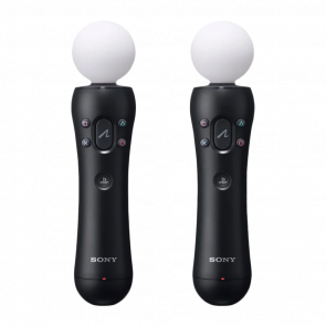 Контроллеры Беспроводной Sony PlayStation 4 Move Controller Twin Pack Black Новый - Retromagaz