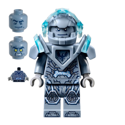 Фигурка Lego Knights Clay Moorington Sand Blue Helmet and Armor Nexo Knights nex106 Б/У - Retromagaz