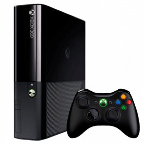 Консоль Microsoft Xbox 360 E Freeboot 1TB Black + 10 Встроенных Игр Б/У Хороший