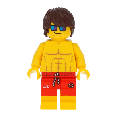 Фигурка Lego Series 12 Lifeguard Collectible Minifigures col185 Б/У - Retromagaz