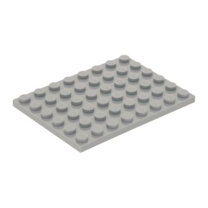 Пластина Lego Обычная 10шт 6 x 8 3036 303602 4211408 Light Bluish Grey Б/У - Retromagaz