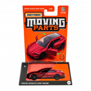 Тематическая Машинка Matchbox Porsche Taycan GTS Sport Turismo Moving Parts 1:64 FWD28/HVM84 Red - Retromagaz