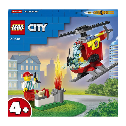 Конструктор Lego Пожарный Вертолет City 60318 Новый - Retromagaz