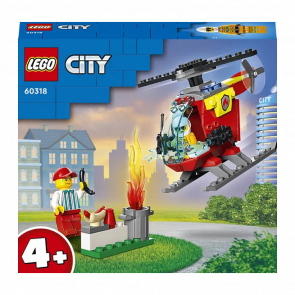 Конструктор Lego Пожарный Вертолет City 60318 Новый