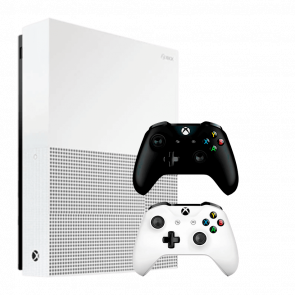 Набор Консоль Microsoft Xbox One S 500GB White Б/У  + Геймпад Беспроводной Version 2 Black