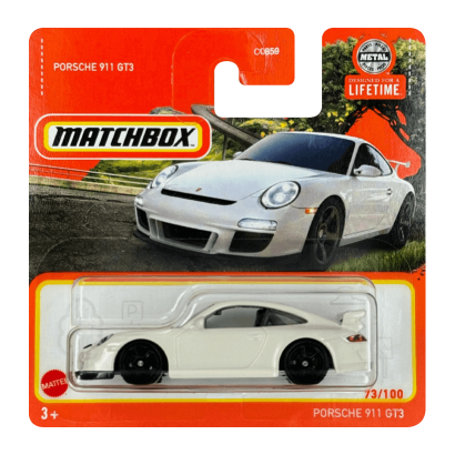 Машинка Велике Місто Matchbox Porsche 911 GT3 Highway 1:64 HVP19 White - Retromagaz