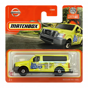 Машинка Большой Город Matchbox 2014 Nissan NV Van Highway 1:64 HVP00 Yellow - Retromagaz