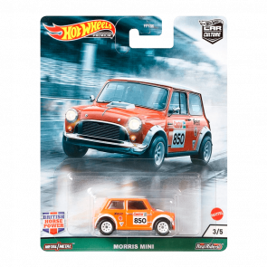 Машинка Premium Hot Wheels Morris Mini British Horsepower 1:64 GRJ59 Orange - Retromagaz