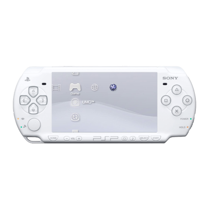 Консоль Sony PlayStation Portable PSP-1ххх Модифікована 32GB White + 5 Вбудованих Ігор Б/У - Retromagaz