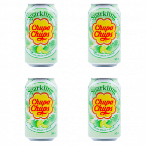 Набір Напій Chupa Chups Melon & Cream Flavour 345ml 4шт - Retromagaz