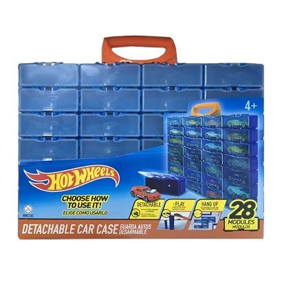 Контейнер Hot Wheels на 28 Машинок 1:64 HWCC8C Blue - Retromagaz