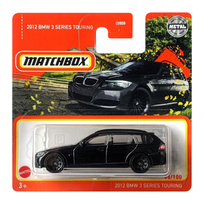 Машинка Большой Город Matchbox 2012 BMW 3 Series Touring Highway 1:64 HFR27 Black - Retromagaz