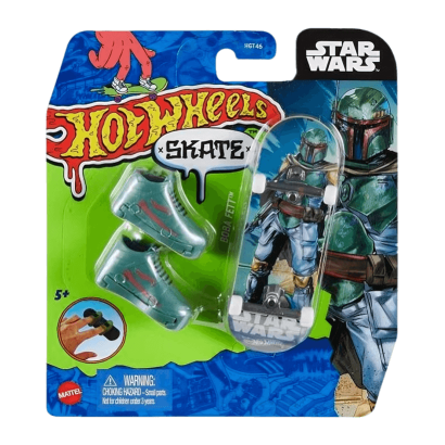 Скейт та Взуття для Пальчиків Hot Wheels Boba Fett Star Wars 1:64 HNG34 Blue - Retromagaz