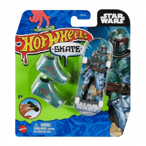 Скейт и Обувь для Пальчиков Hot Wheels Boba Fett Star Wars 1:64 HNG34 Blue - Retromagaz