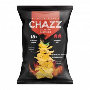 Чіпси Chazz Jalapeno & Habanero Pepper 18+ 90g - Retromagaz