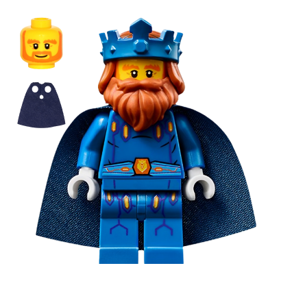 Фигурка Lego Denizens of Knighton King Halbert Blue Crown Nexo Knights nex100 Б/У - Retromagaz