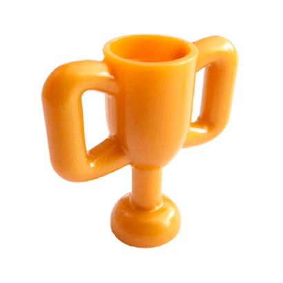 Спорт Lego 2шт Trophy Cup Small 10172 31922 6006759 6100303 6181575 Pearl Gold Б/У - Retromagaz