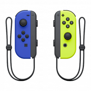 Контроллеры Беспроводной Nintendo Switch Joy-Con Blue Neon Yellow Новый