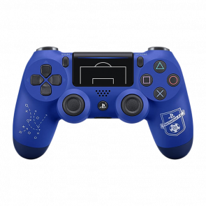 Геймпад Бездротовий Sony PlayStation 4 DualShock 4 F.C. Champions League Limited Edition Version 2 Blue Б/У - Retromagaz