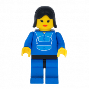 Фігурка Lego People 973px2 Jogging Suit Blue Legs with Black Hips City trn014 Б/У - Retromagaz