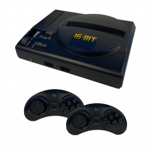 Консоль Owllon Sega Mega Drive Genesis 16 Bit + 20 вбудованих ігор Black - Retromagaz