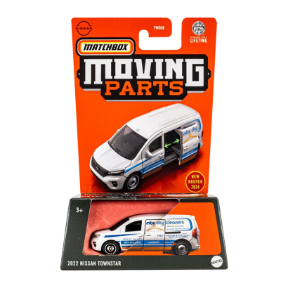 Тематическая Машинка Matchbox 2022 Nissan Townstar Moving Parts 1:64 FWD28/HVM91 White - Retromagaz