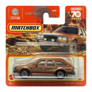 Машинка Большой Город Matchbox 1980 AMC Eagle Off-Road 1:64 HLC66 Brown - Retromagaz